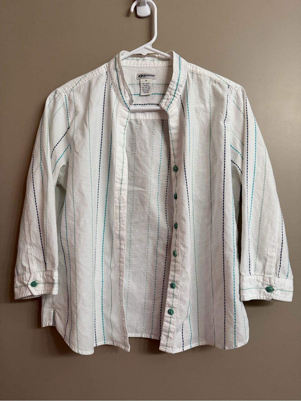 Sportif Button Down Shirt 100% Cotton
